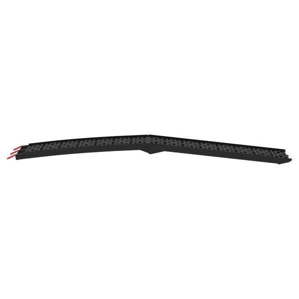 Рампа за натоварване 2 pcs Черно 222 x 29 x 14 см Алуминий
