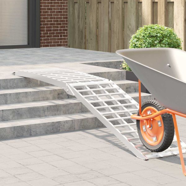 Рампа за натоварване Сребрист 230 x 44 x 13 см Алуминий