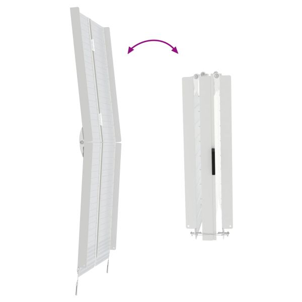 Рампa за инвалидна количка Сребрист 152 x 73 x 11 см Алуминий