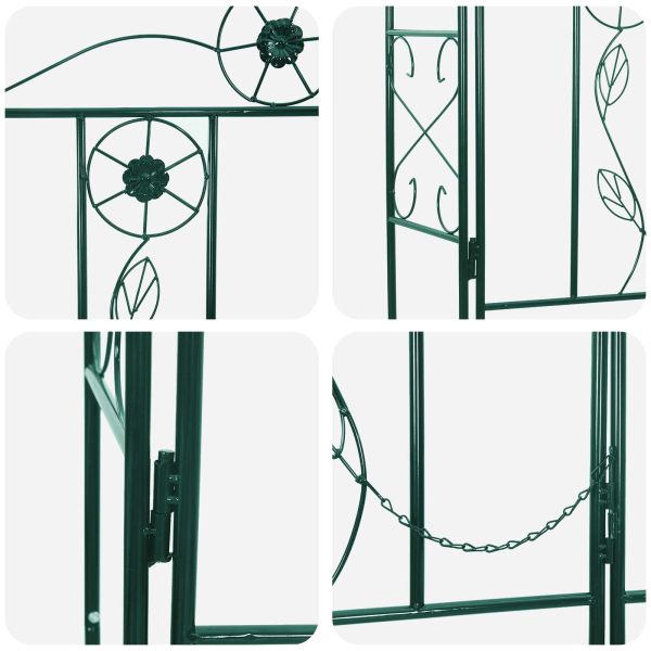 Градинска арка Едноцветен Зелен