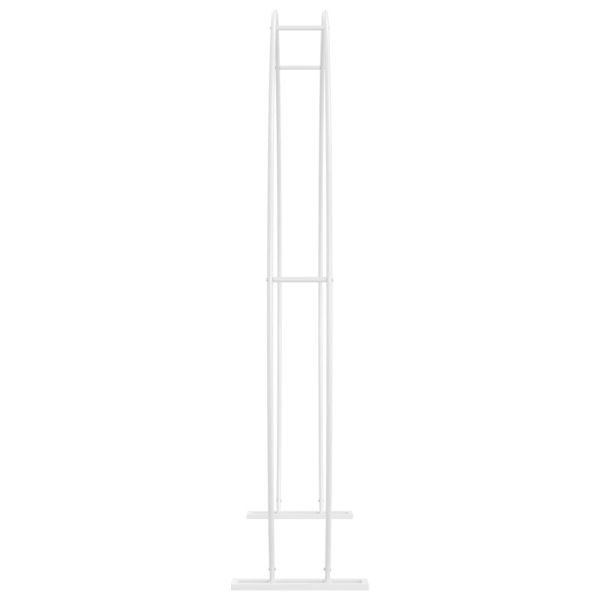 Сватбена арка Бяло 223 x 45 x 201 см Стомана