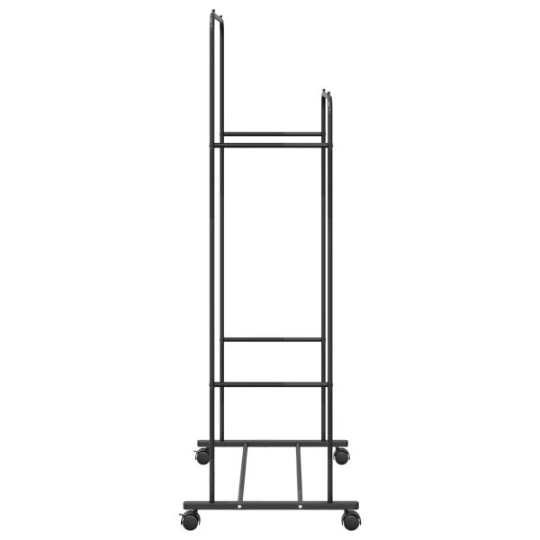 Държач за дрехи Едноцветен Черно