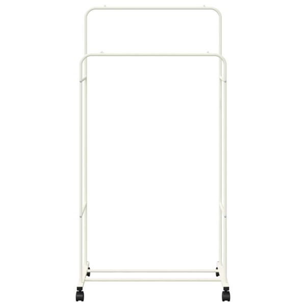 Държач за дрехи Едноцветен Бяло