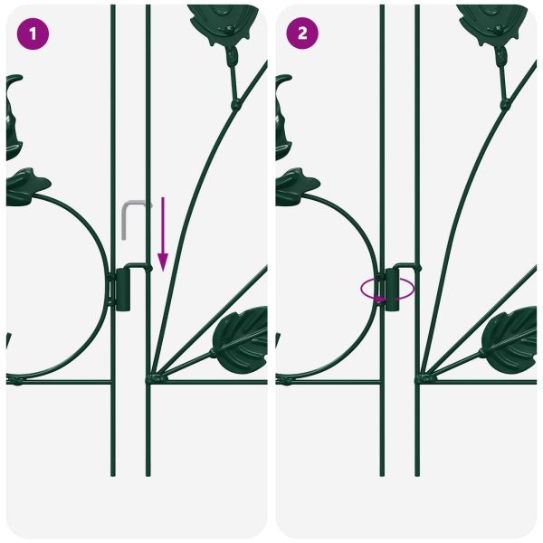 Градска ограда Решетка Зелен