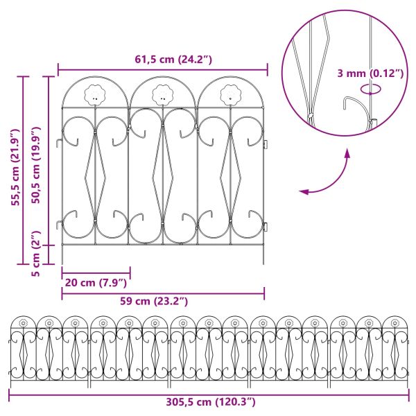 Градска ограда Решетка Зелен