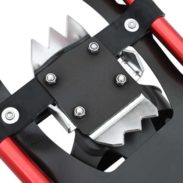 3 в 1 снегоходки с туристически пръчки Червено 21 инча