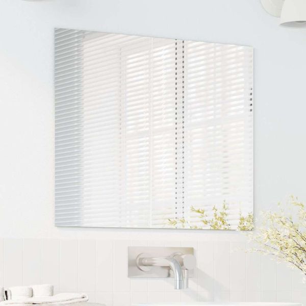 Стенни огледала Правоъгълна 50 x 60 cm закалено стъкло