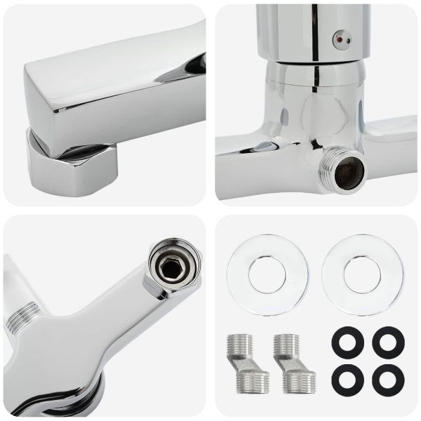 Смесител за душ Хром G 1 / 2 инча Месинг