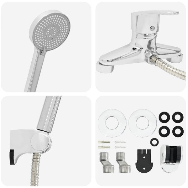 Комплект душова глава Хром G 1 / 2 инча