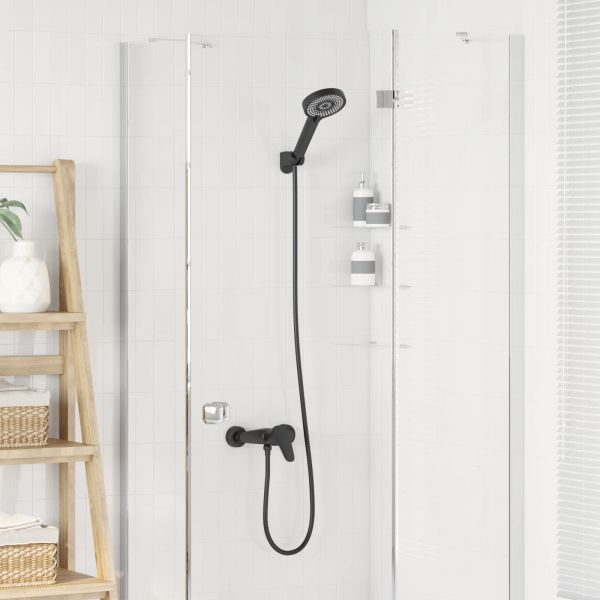 Комплект душова глава Черно G 1 / 2 инча