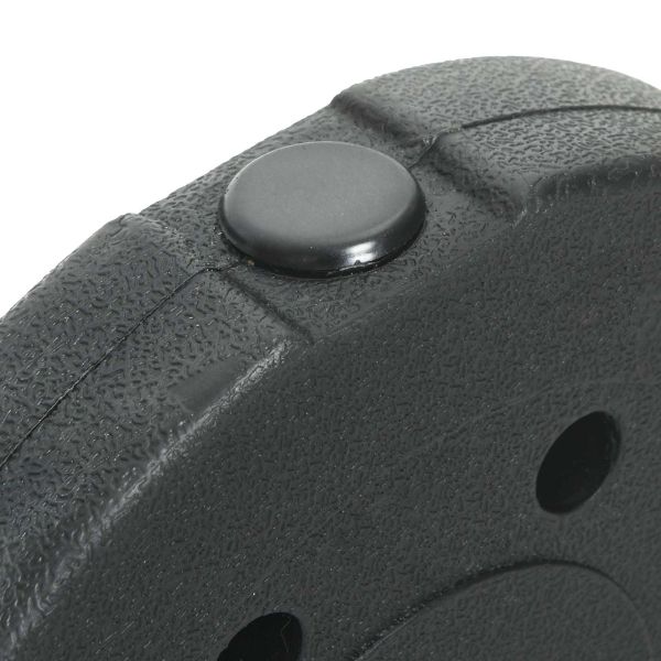 Тежести за плочи 4 pcs Черно Ø 21.5 x 3.8 см