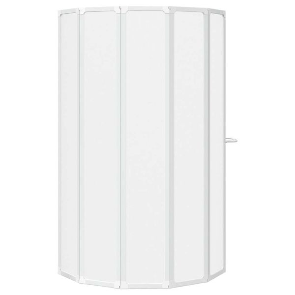 Екран за баня Мат 168 x 140 см Алуминий & Панел от PP