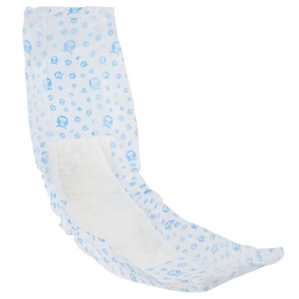 Еднократна пелена за кучета мъже 50 pcs Бяло M