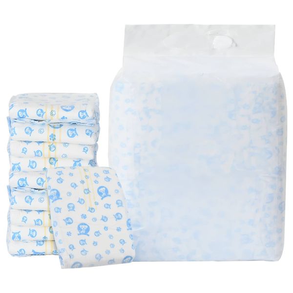 Еднократна пелена за кучета мъже 50 pcs Бяло XL