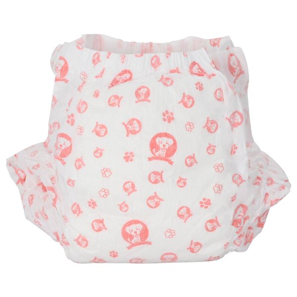 Еднократна дамска пелена за кучета 30 pcs Бяло S