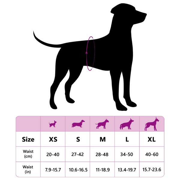 Еднократна дамска пелена за кучета 50 pcs Бяло S