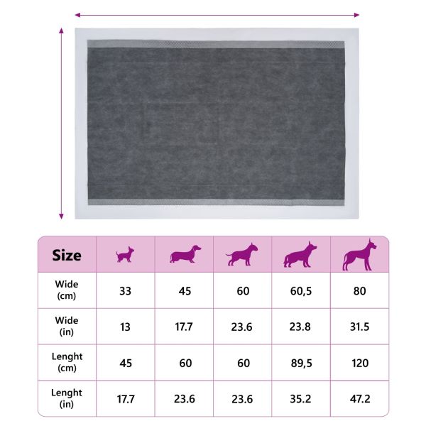 Подложка за тренировка на домашни любимци 50 pcs 60 x 60 cm