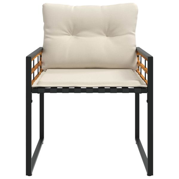 Комплект за външни мебели с възглавница 4 pcs Крем