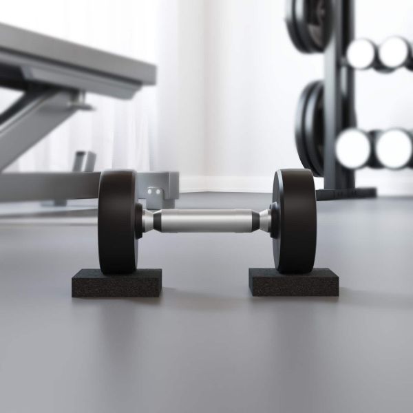 Гумена подложка 25 pcs Черно 6 x 9 x 2 см Каучук