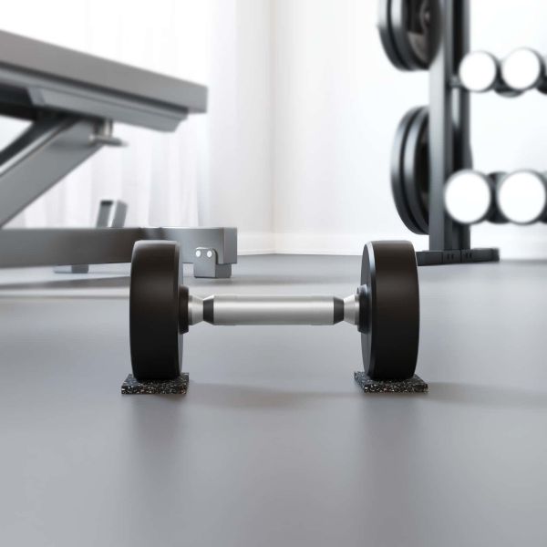 Гумена валяк Черно 200 x 5 x 0,6 см Каучук