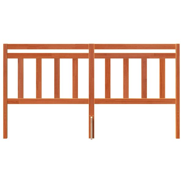 Облегалка за глава Кафяво с восъчно покритие 185,5 x 100 cm