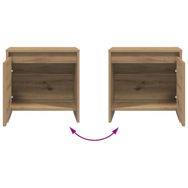 Нощен шкаф Дъб Артизан 45 x 34 x 44,5 см Инженерно дърво