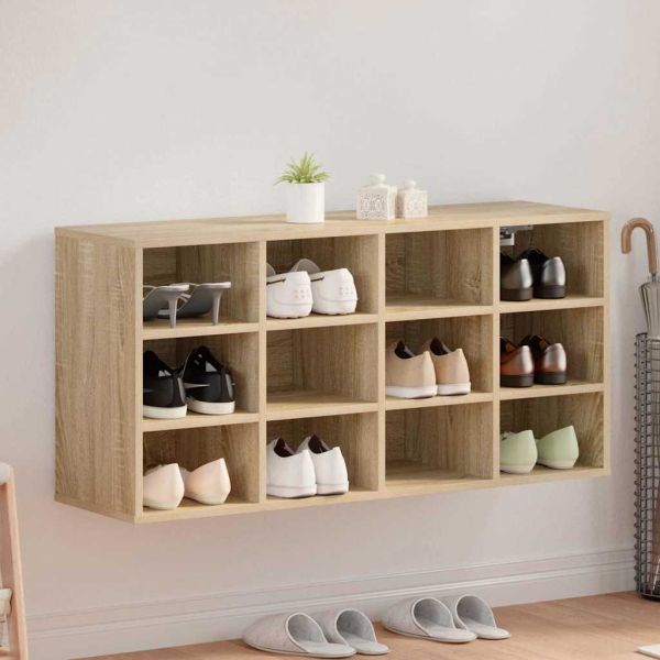 Шкаф за обувки Сонома дъб 103 x 30 x 51 см Инженерно дърво