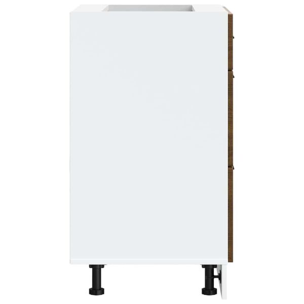 Кухненски шкаф Porto, кафяв дъб, инженерна дървесина