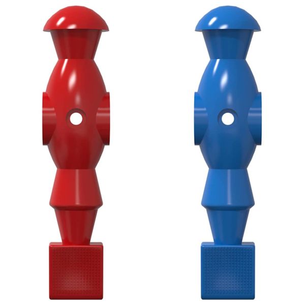 Играчите на футболна маса 22 pcs Син и Червен