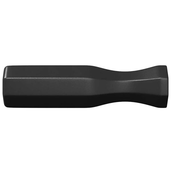 Дръжки за маси за футбол 10 pcs Черно 3,1 x 3,1 x 17,8 см