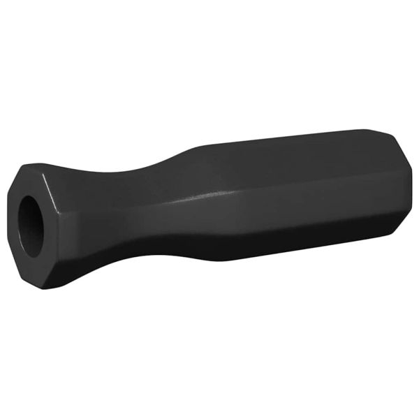 Дръжки за маси за футбол 10 pcs Черно 3,1 x 3,1 x 17,8 см