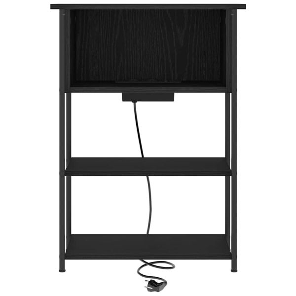 Нощен шкаф Черния дъб 55 x 31 x 76 см Инженерно дърво