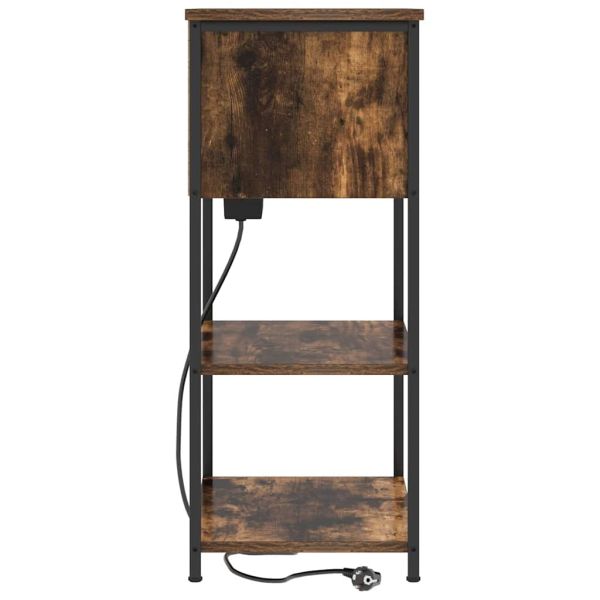 Нощен шкаф Димян дъб 55 x 31 x 76 см Инженерно дърво