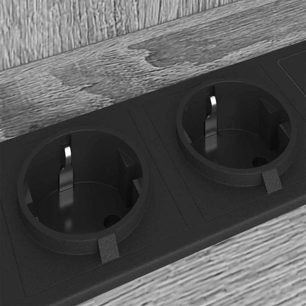 Нощен шкаф Сив Сонома 55 x 31 x 76 см Инженерно дърво