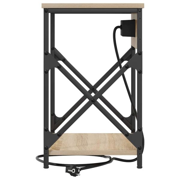 Нощен шкаф Сонома дъб 41 x 31 x 51 см Инженерно дърво