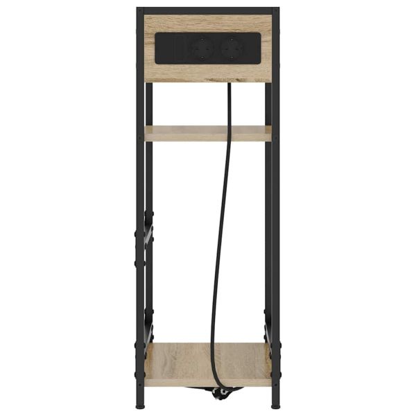 Нощен шкаф Сонома дъб 40 x 27 x 76 см Инженерно дърво