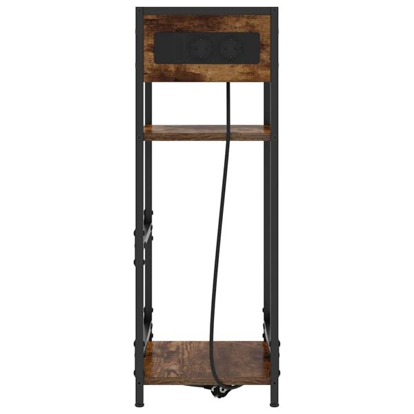 Нощен шкаф Димян дъб 40 x 27 x 76 см Инженерно дърво