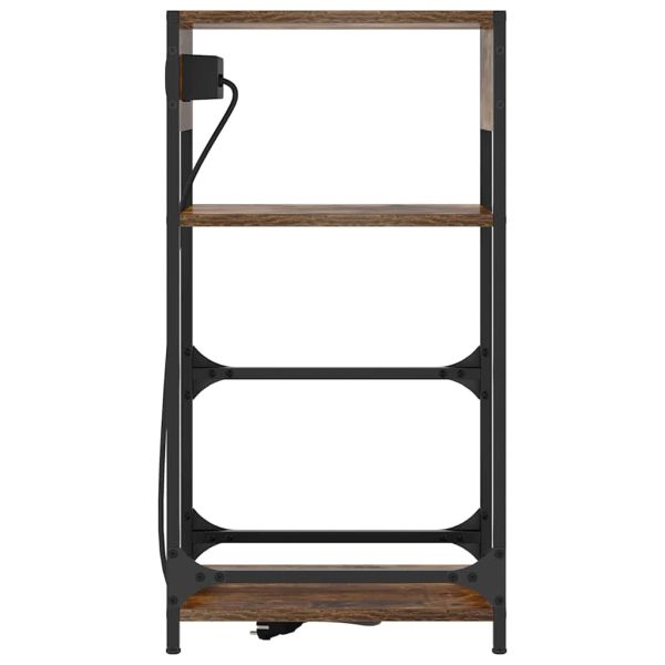 Нощен шкаф Димян дъб 40 x 27 x 76 см Инженерно дърво