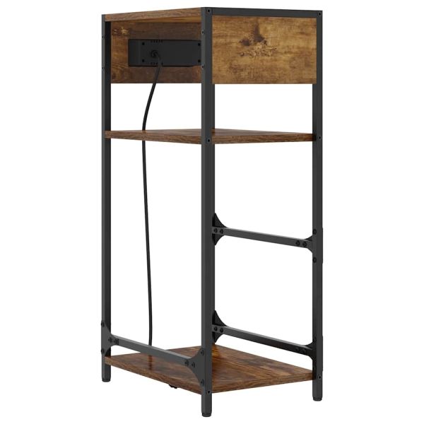 Нощен шкаф Димян дъб 40 x 27 x 76 см Инженерно дърво