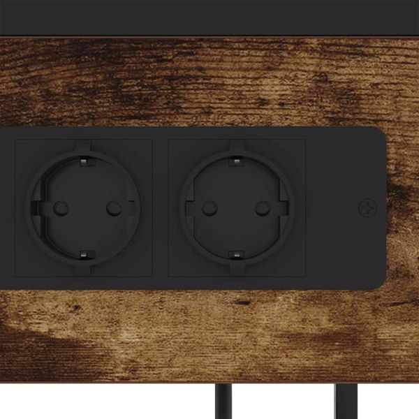 Нощен шкаф Димян дъб 40 x 27 x 76 см Инженерно дърво