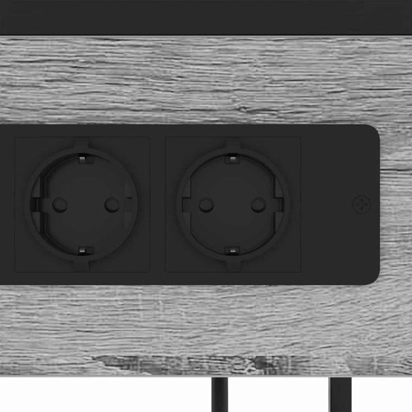 Нощен шкаф Сив Сонома 40 x 27 x 76 см Инженерно дърво