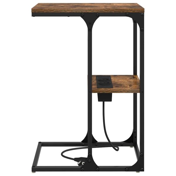 Нощен шкаф Димян дъб 41,5 x 26 x 60,5 см Инженерно дърво