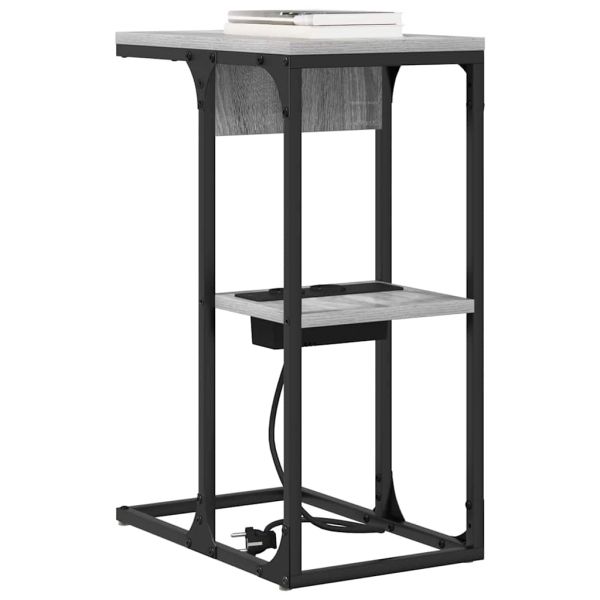 Нощен шкаф Сив Сонома 41,5 x 26 x 60,5 см Инженерно дърво