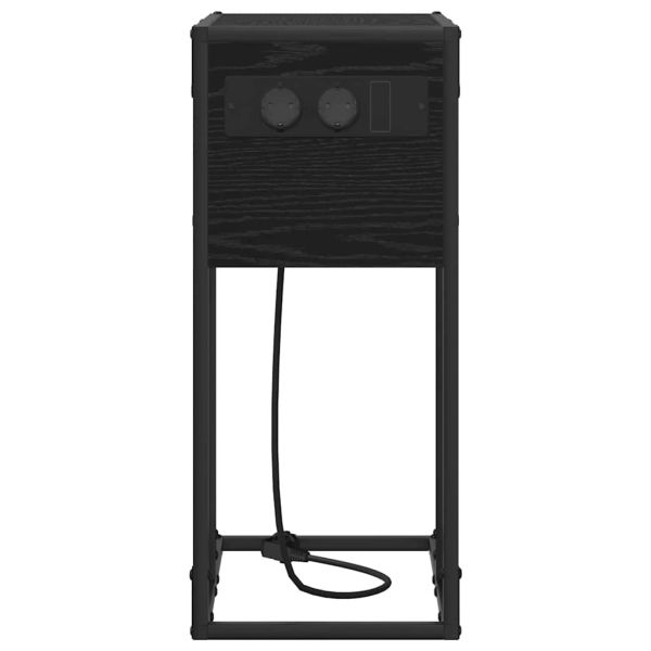 Нощен шкаф Черния дъб 41,5 x 26 x 60,5 см Инженерно дърво