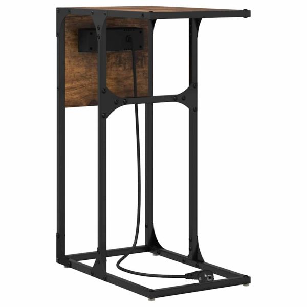 Нощен шкаф Димян дъб 41,5 x 26 x 60,5 см Инженерно дърво