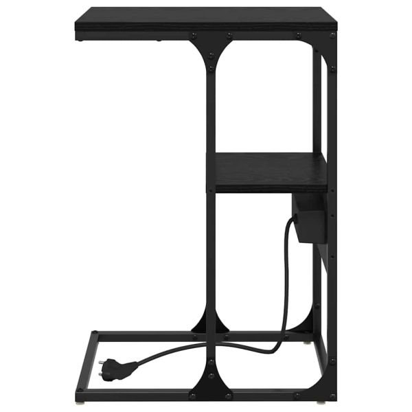 Нощен шкаф Черния дъб 41,5 x 26 x 60,5 см Инженерно дърво