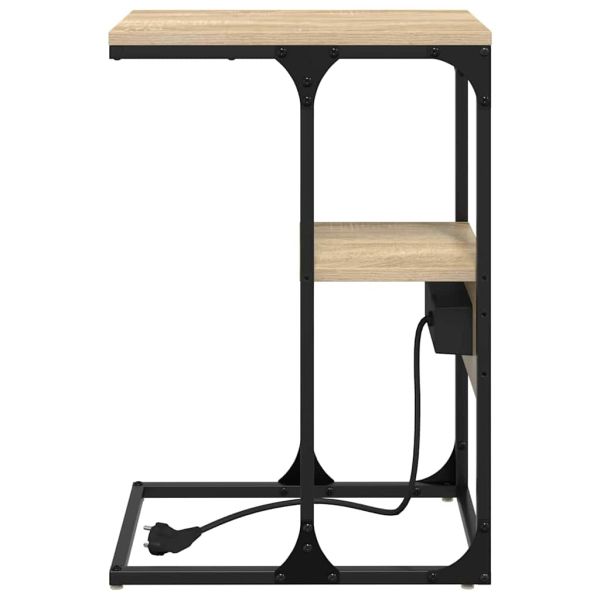 Нощен шкаф дъб сонома 41.5 x 26 x 60.5 см Инженерно дърво