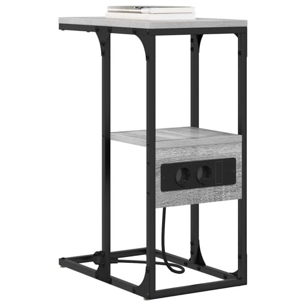 Нощен шкаф Сив сонома 41.5 x 26 x 60.5 см Инженерно дърво