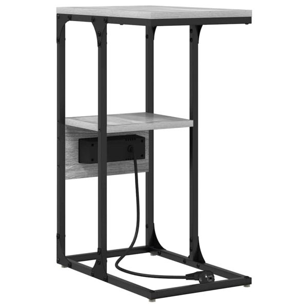 Нощен шкаф Сив сонома 41.5 x 26 x 60.5 см Инженерно дърво