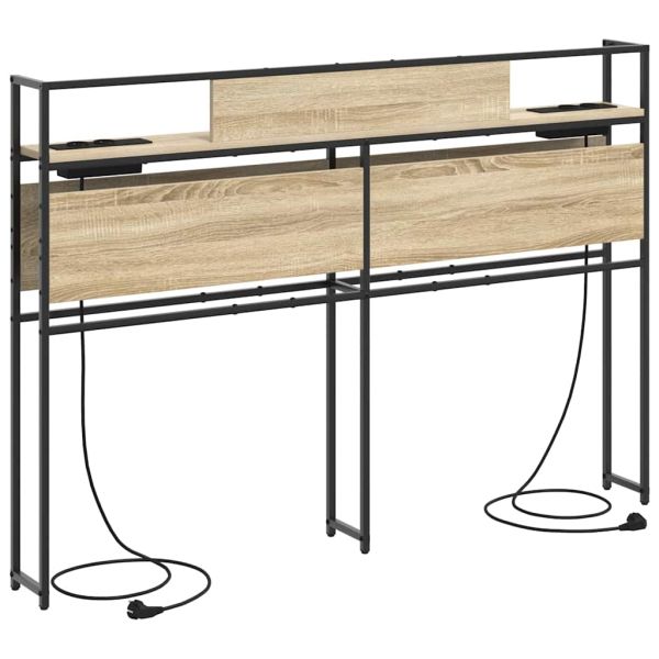 Табла за съхранение с рафт дъб сонома 150 cm Инженерно дърво